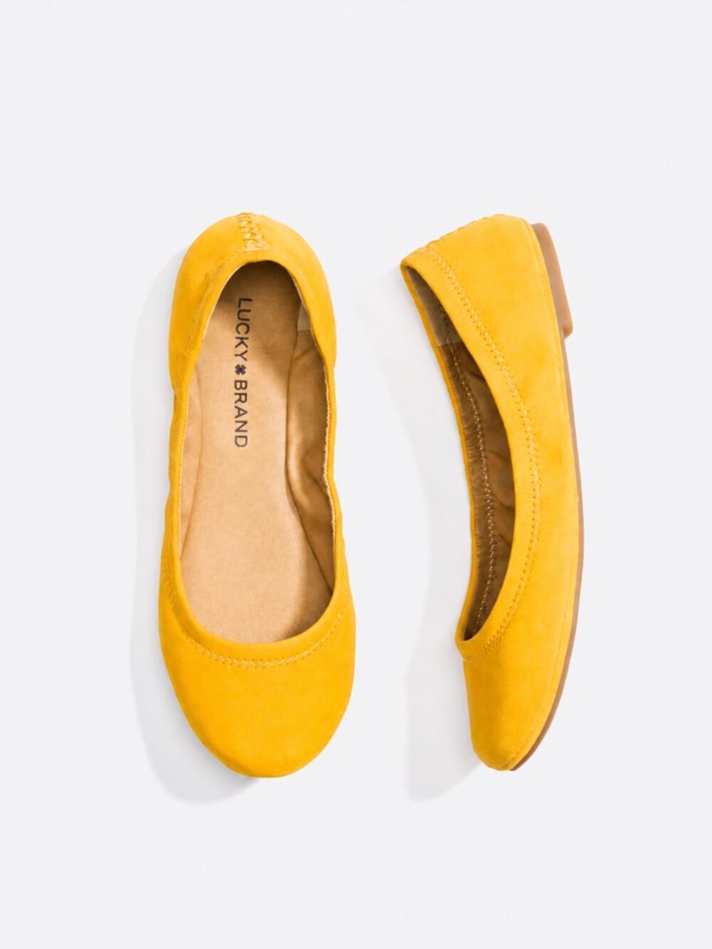 Lucky Brand Emmie Ballet Leather Flat Size 8M